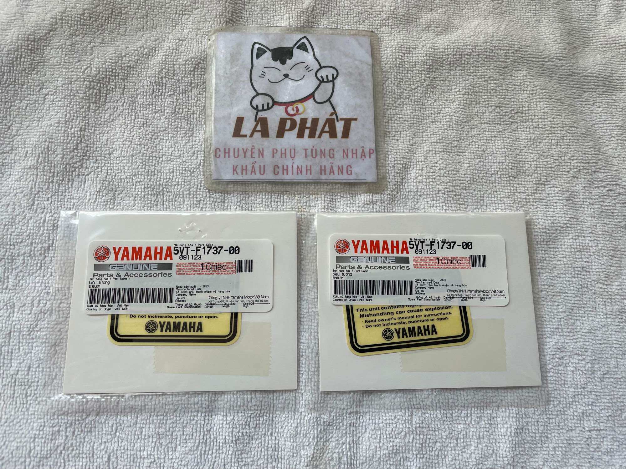 Bộ tem Yamaha dán phuộc sau jupiter
