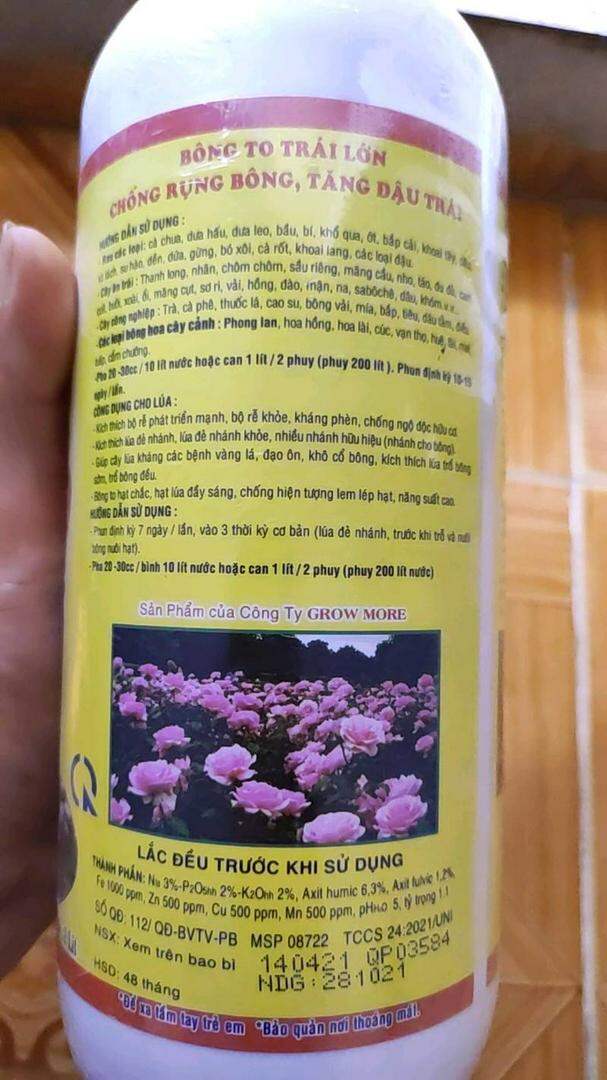 Phân bón lá humic 322 thế hệ mới