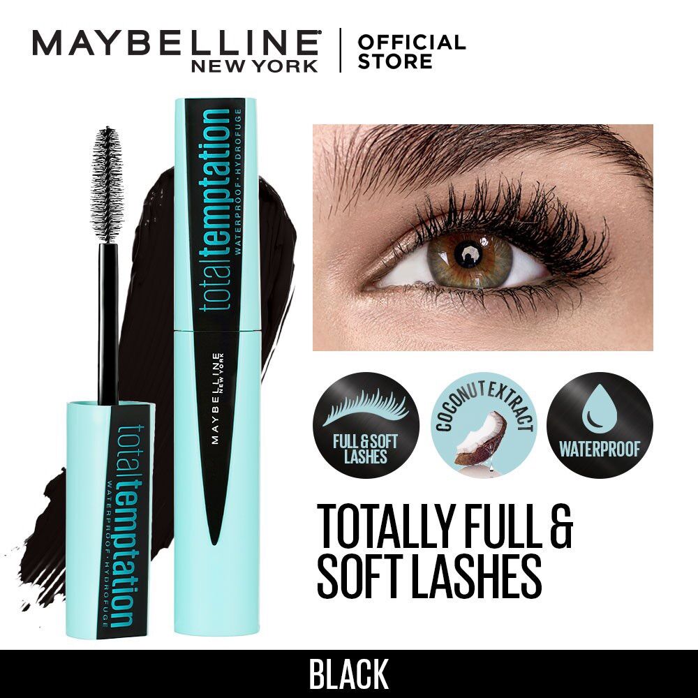 Mascara Maybelline Chống Lem Chiết Xuất Dầu Dừa