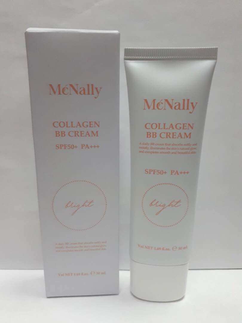 Kem chống nắng che khuyết điểm McNally Collagen BB Cream