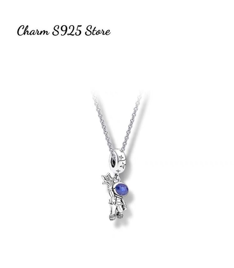 CHARM PAN ALE TREO PHI HÀNH GIA BẠC S925 HÀNG CAO CẤP
