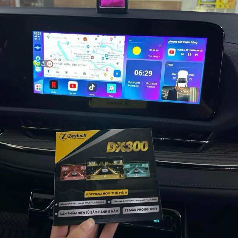 Android box Zestech DX300 PLUS model 2024, android 13, chip sm6225
