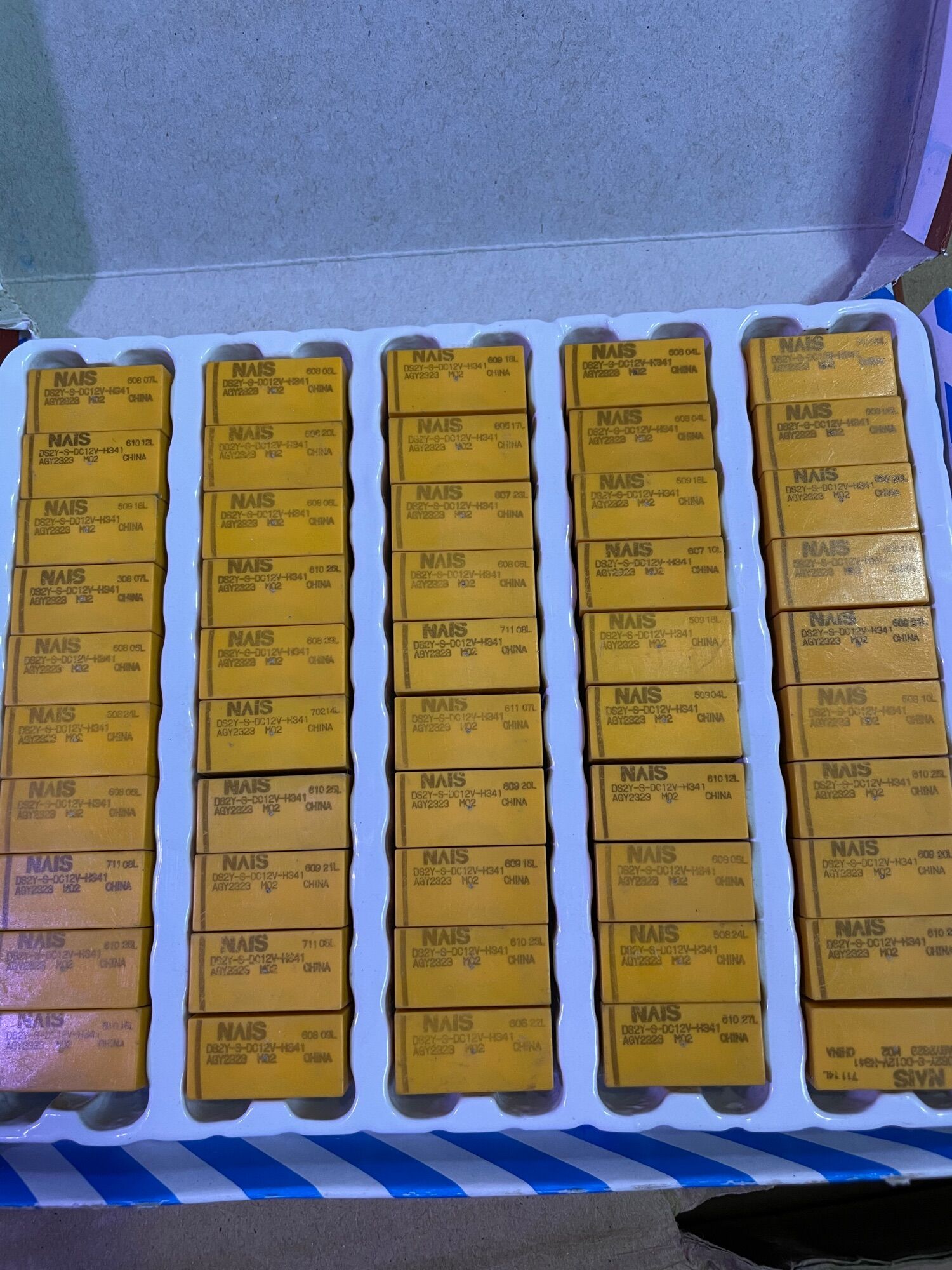 Set 5 ro le 12v 8 chân