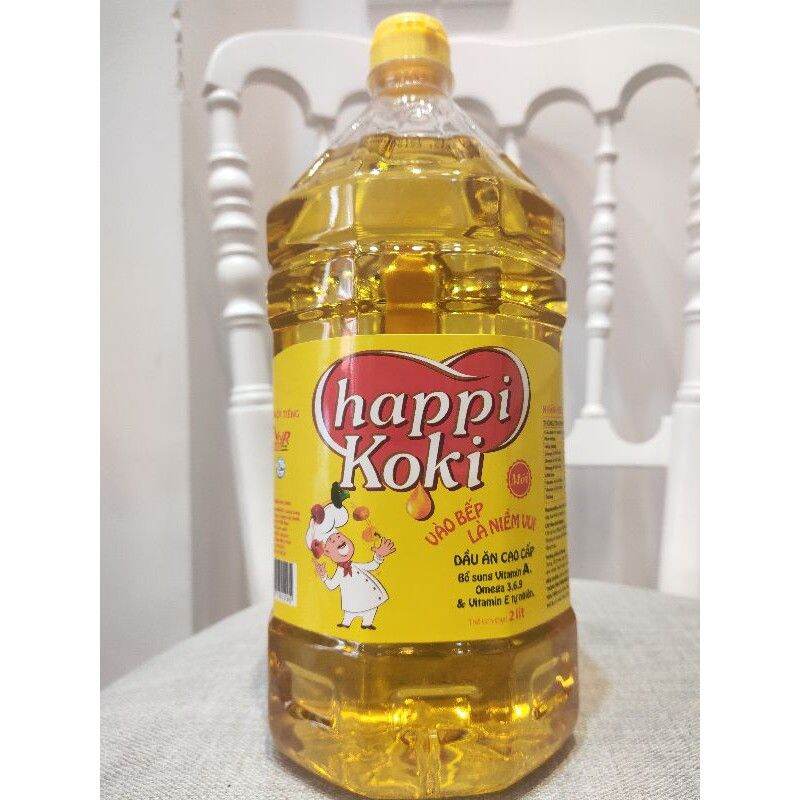 DẦU ĂN HAPPI KOKI 2 LÍT DATE 2023
