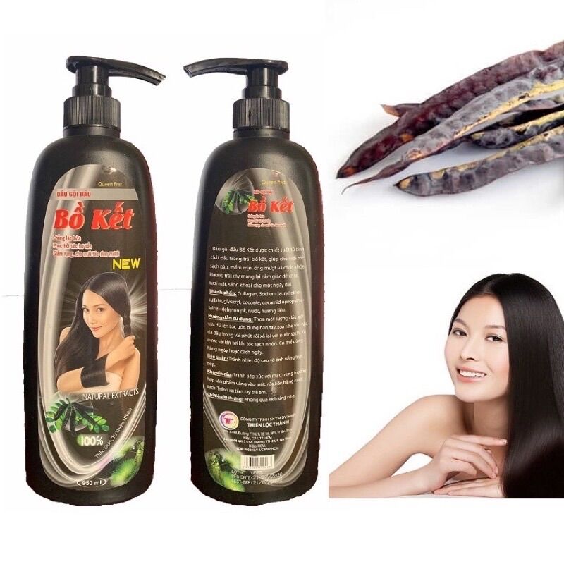 Dầu gội bồ kết 950ml _chăm sóc tóc thiên nhiên_