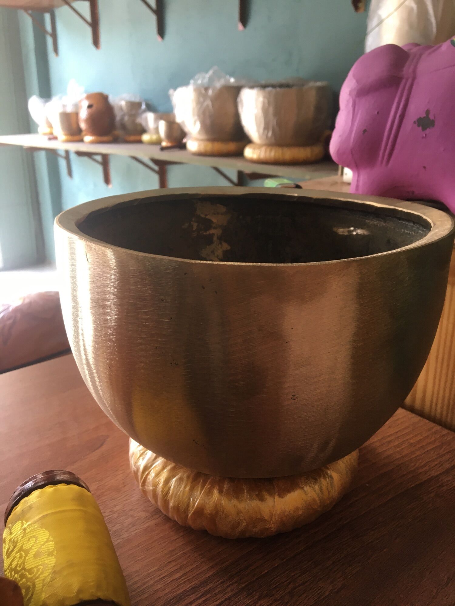Chuông mỏ tụng kinh Huế(3tay) 20cm