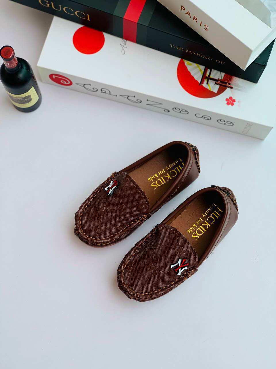Giày lười trẻ em da mềm (xả kho)