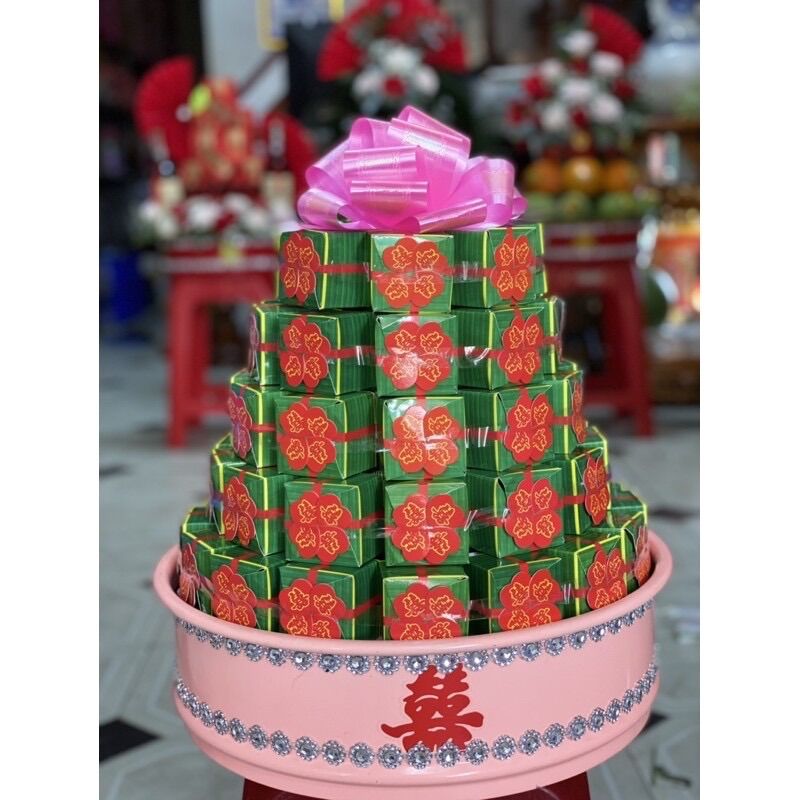 Combo 50c Hộp phu thê-Hộp đựng bánh phu thê