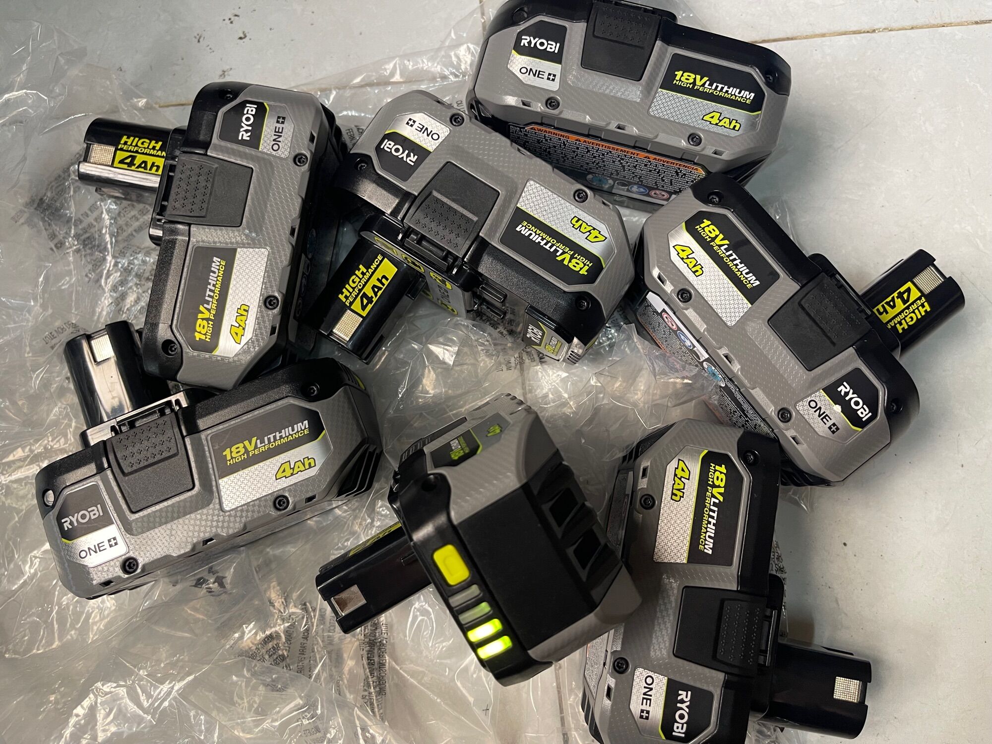 Pin ryobi 18V lithium HIGH 4Ah new
