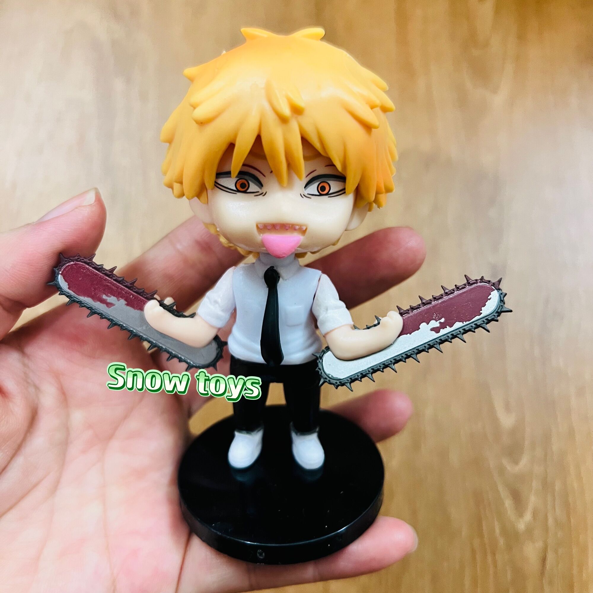 Mô hình Chainsaw Man - Set mô hình nhân vật Denji Pochita và Power cực nét đẹp - Denji Pochita Power Quỷ cưa Quỷ máu - Cao khoảng 10cm