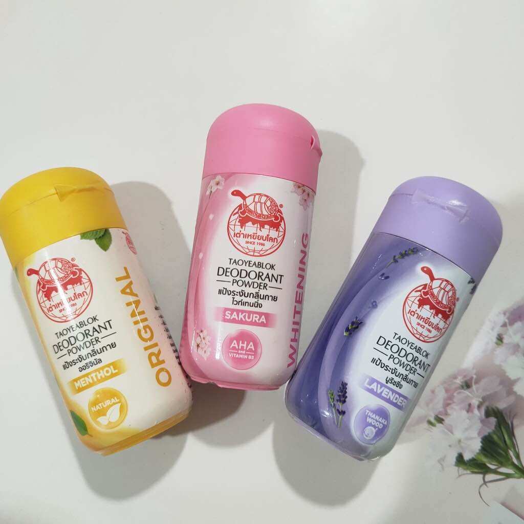[CHÍNH HÃNG] PHẤN KHỬ MÙI CON RÙA TAOYEABLOK DEODORANT POWDER THÁI LAN - 22gr
