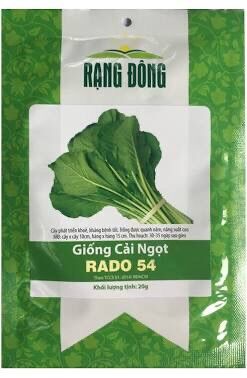 Combo 6 gói hạt giống các loại rau cải