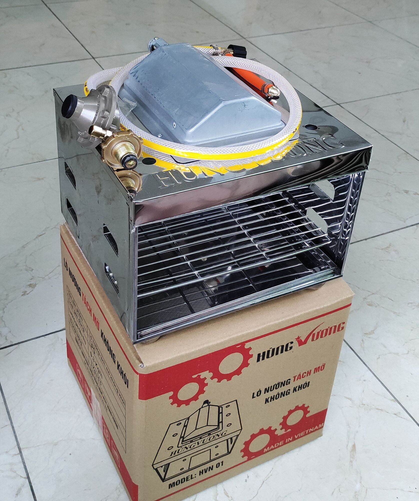 Lò nướng gas tách mỡ hùng vương