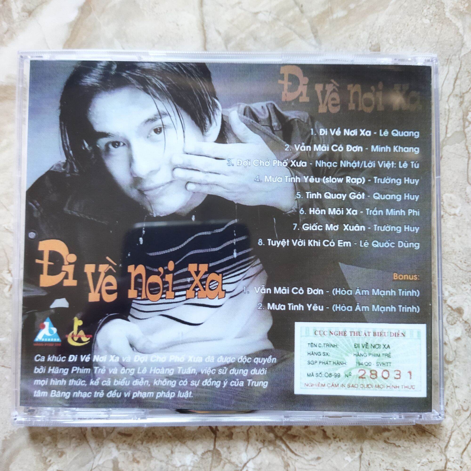 Bộ Bộ 5 cd nhạc trẻ Đan Trường phono