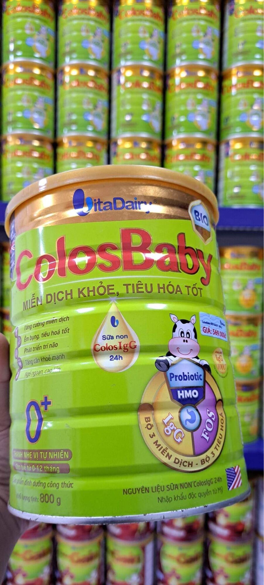 Sữa Bột ColosBaby BIO 0+ 800g