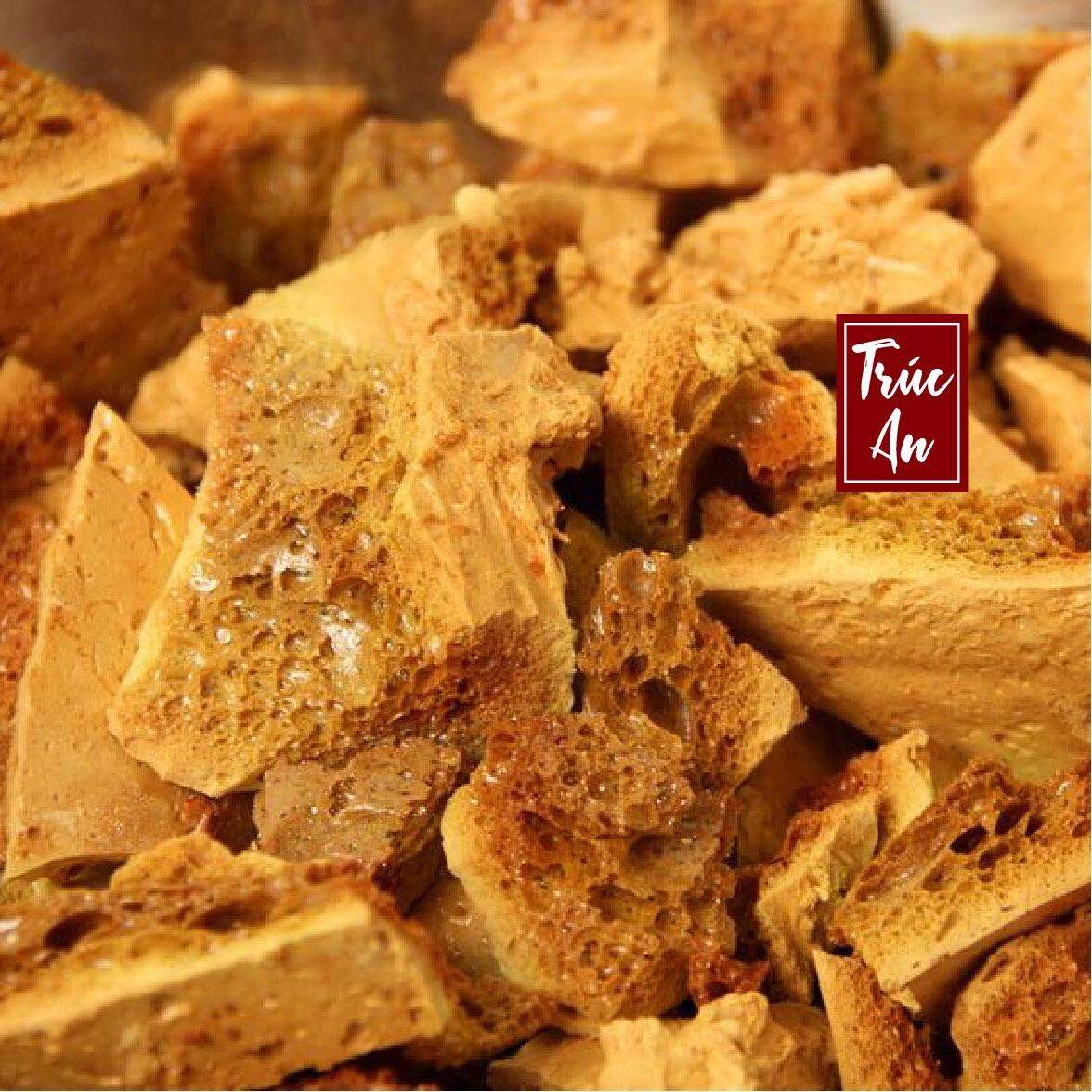 Kẹo đường Dalgona Hàn Quốc (đường đá, đường bánh mật) dùng pha chế trà sữa, cà phê, ăn vặt. Loại ngon, giòn.