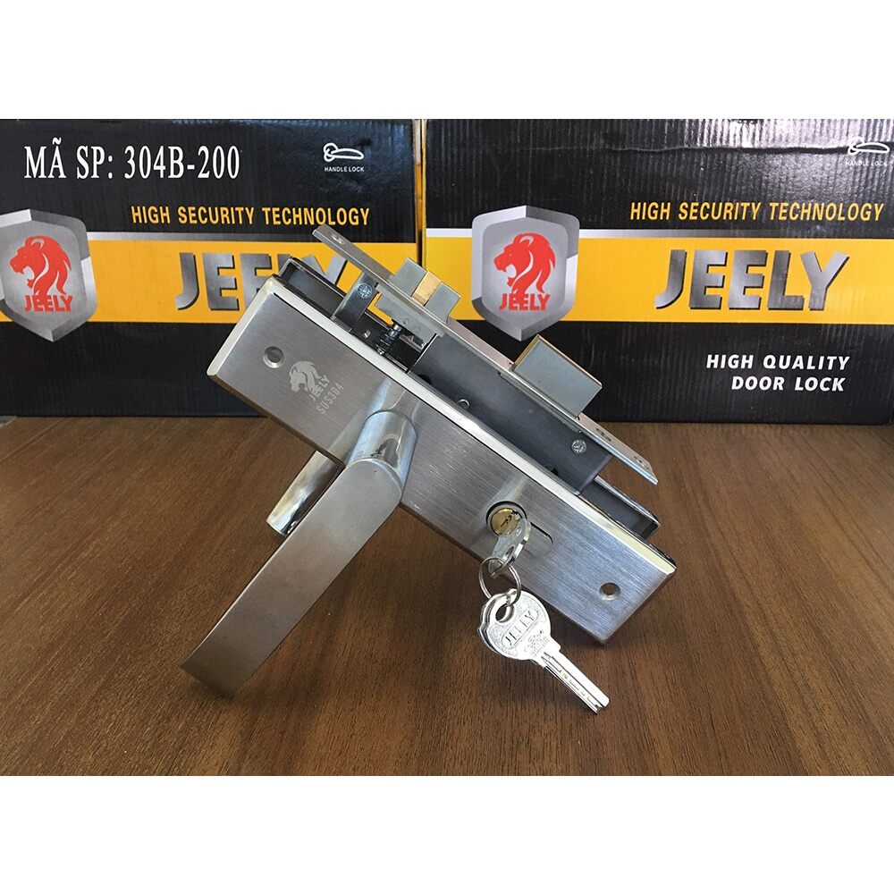 KHOÁ PHÒNG JEELY INOX 304 CHỐNG ỒN