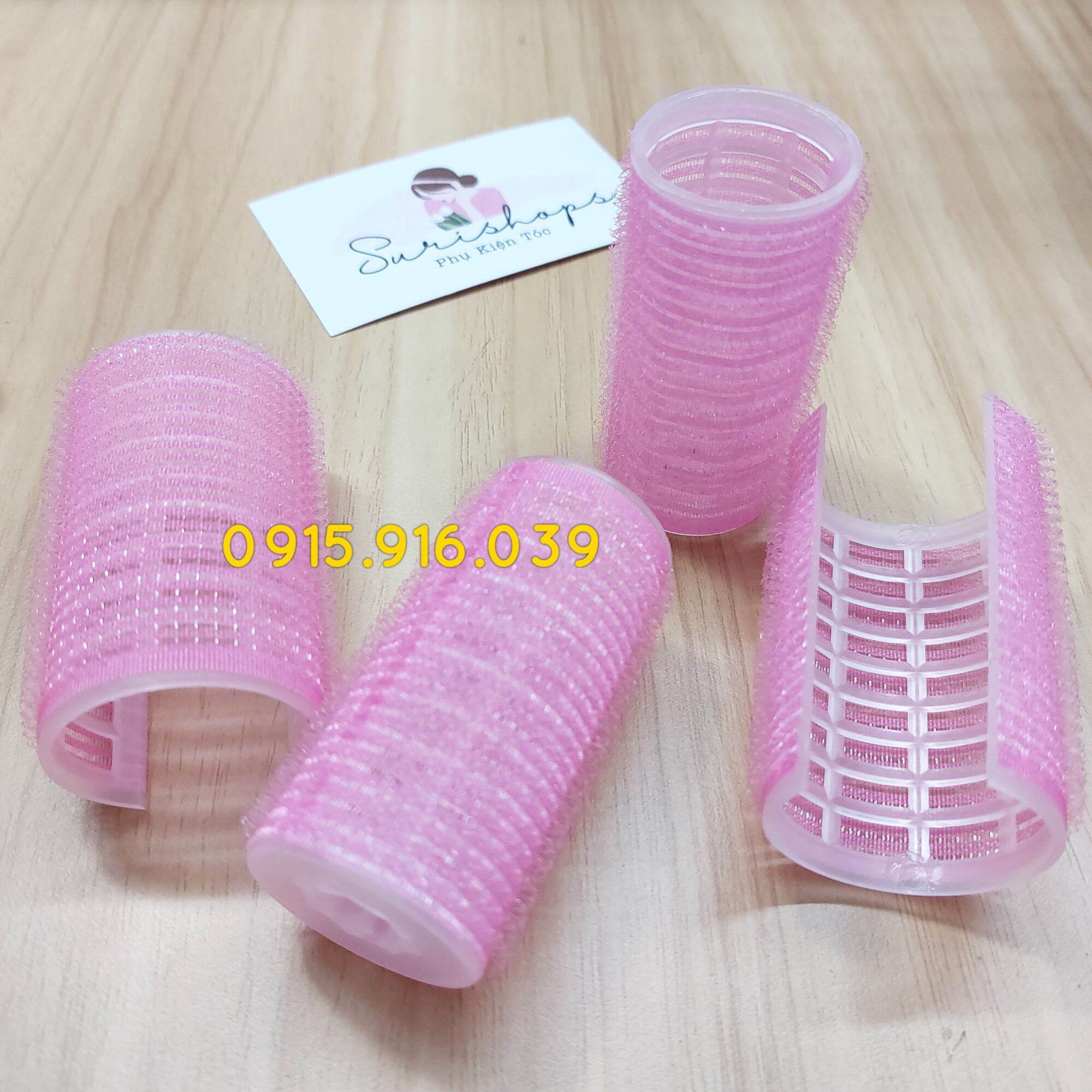 2 Lô Cuốn Tóc, Combo 2 Lô Cuốn Tóc Tự Dính 2 Lớp