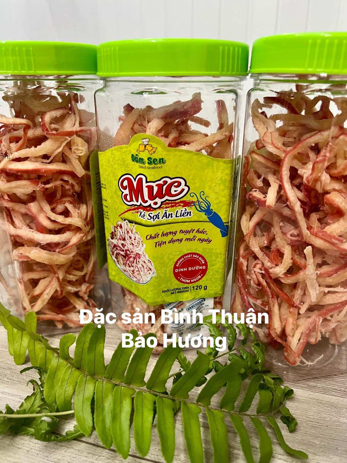 Mực xé sợi ăn liền - Đầm Sen ( 120 gam )