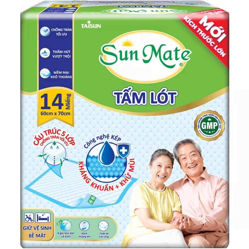 Tấm Đệm Lót Người Lớn Sunmate (10 Miếng/Bịch)