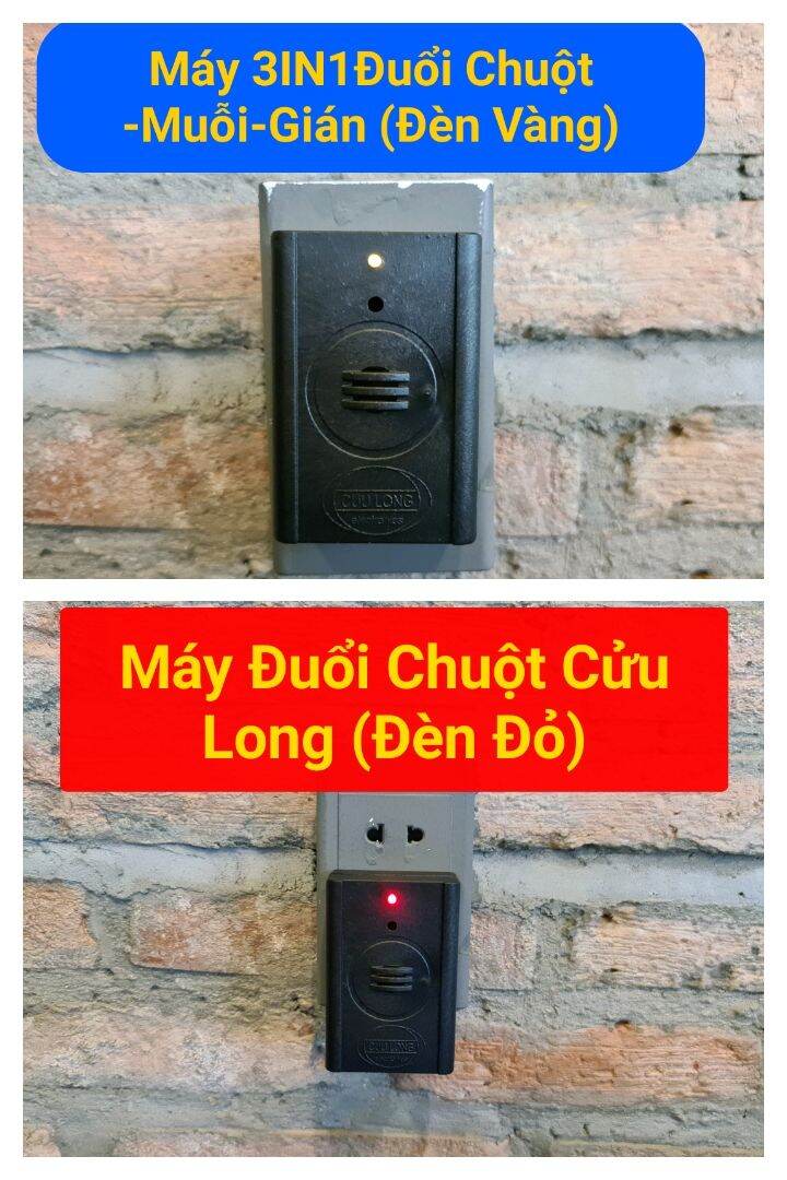 Máy Cửu Long Xua Đuổi Chuột Sử Dụng Sóng Siêu Âm