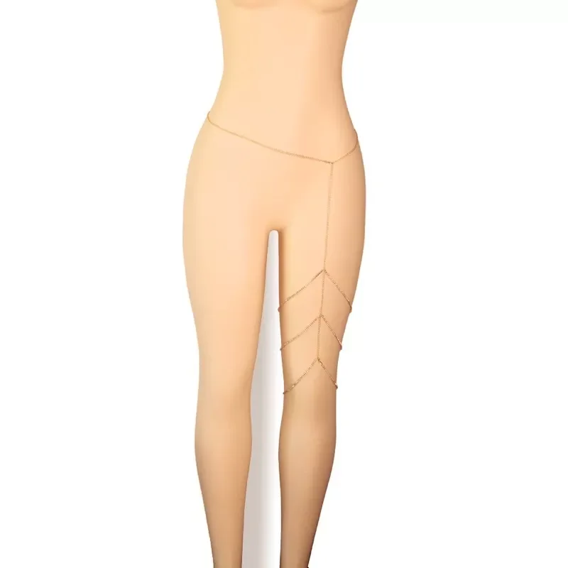 Dây, vòng đeo bắp đùi (body chain) đính đá