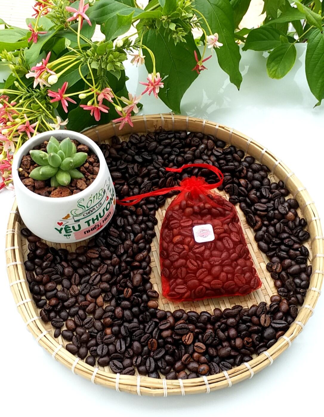 Cafe sạch nguyên chất (Mua 2 cafe tặng 1 túi thơm cầu vồng siêu kute)
