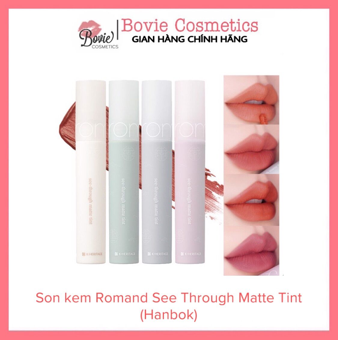 Son kem Romand See Through Matte Tint