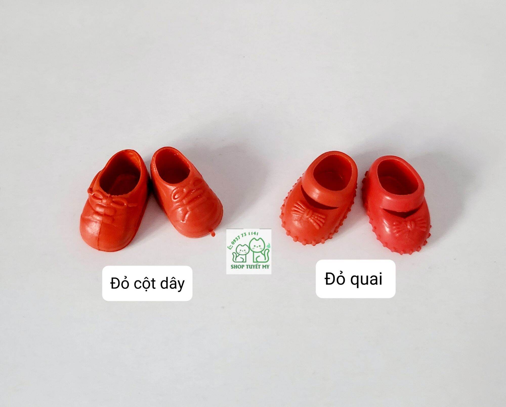 [HCM]Một đôi giày cho búp bê em bé gái 10cm. (6 màu tùy chọn)