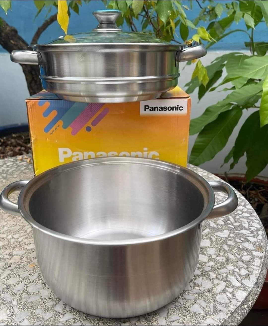 Bộ nồi xửng hấp inox 24cm Panasonic