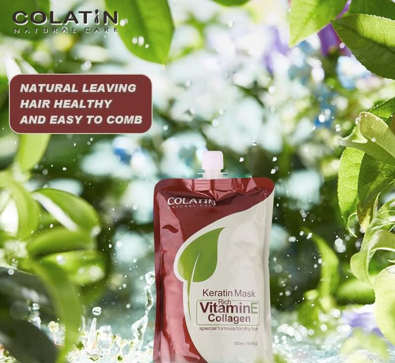 dầu hấp dưỡng tóc phục hồi colatin keratin Collagen vitamin E