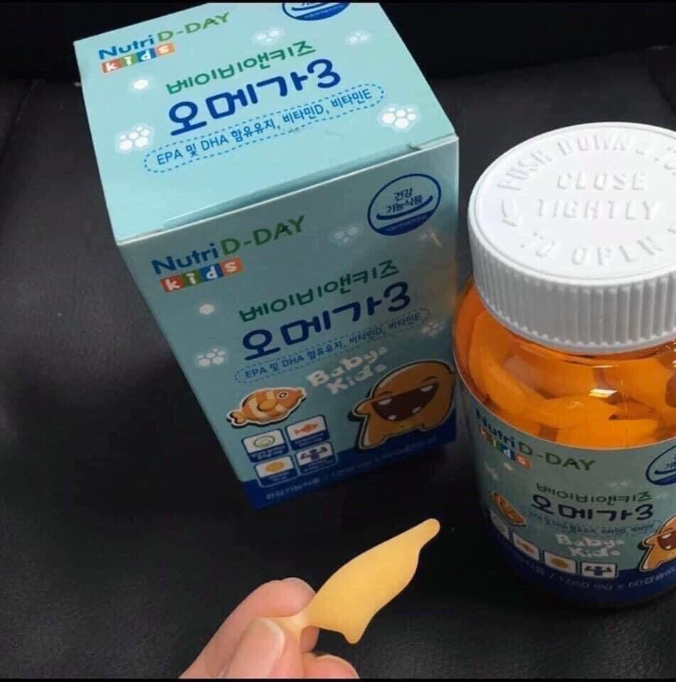 Viên omega 3 dha cho bé dạng kẹo