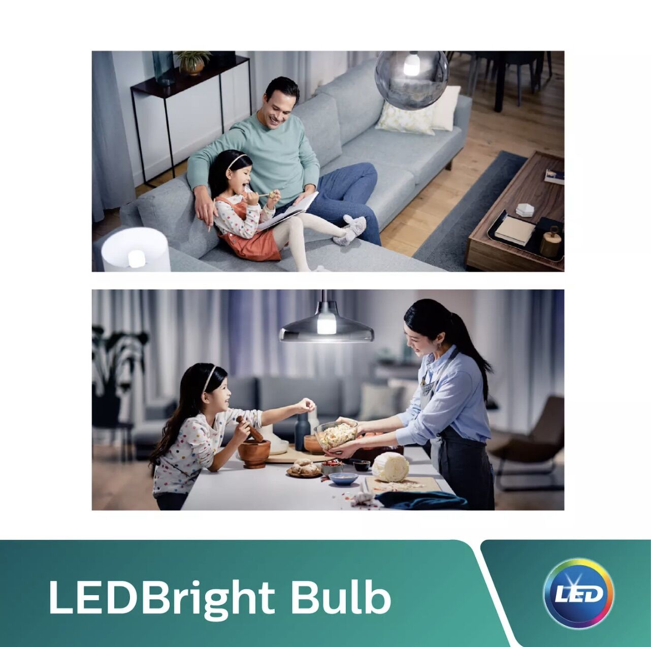 Led Bulb Bright 11W E27 Philis. Bóng Đèn Trụ 11W Philips.