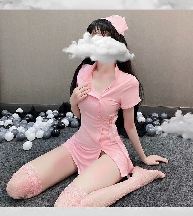 Set ngủ cosplay nữ y tá gợi cảm