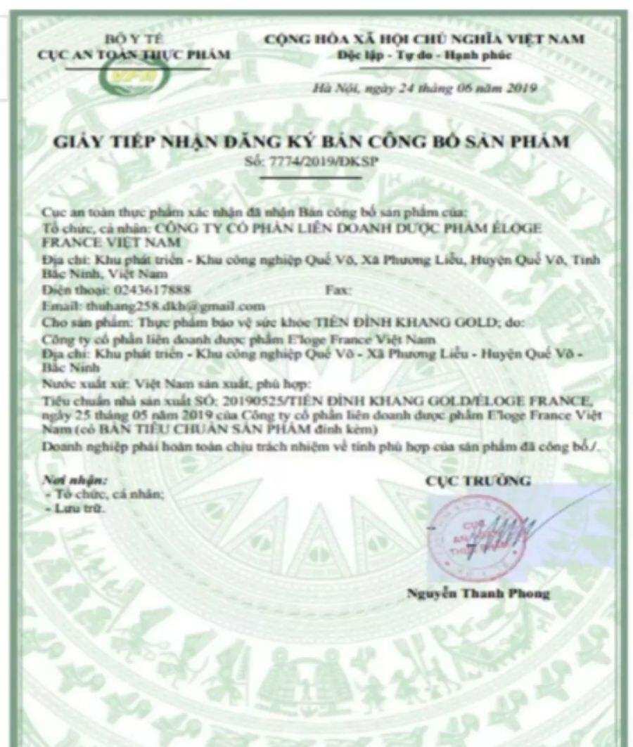 Tiền đình khang GOLD (60v) - Hỗ trợ rối loạn tiền đình: hoa mắt, chóng mặt, mất thăng bằng khi thay đổi tư thế