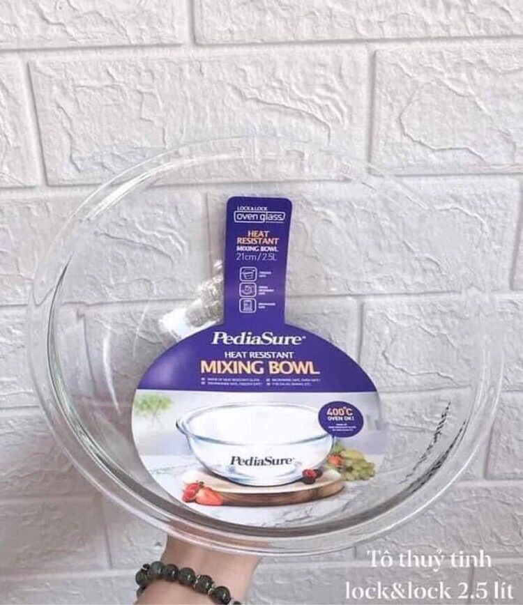 Tô thuỷ tinh lock&lock 2.5l_tạm hết