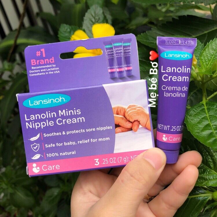 Kem bôi nứt đầu ty Lansinoh Mỹ minisize 7gram