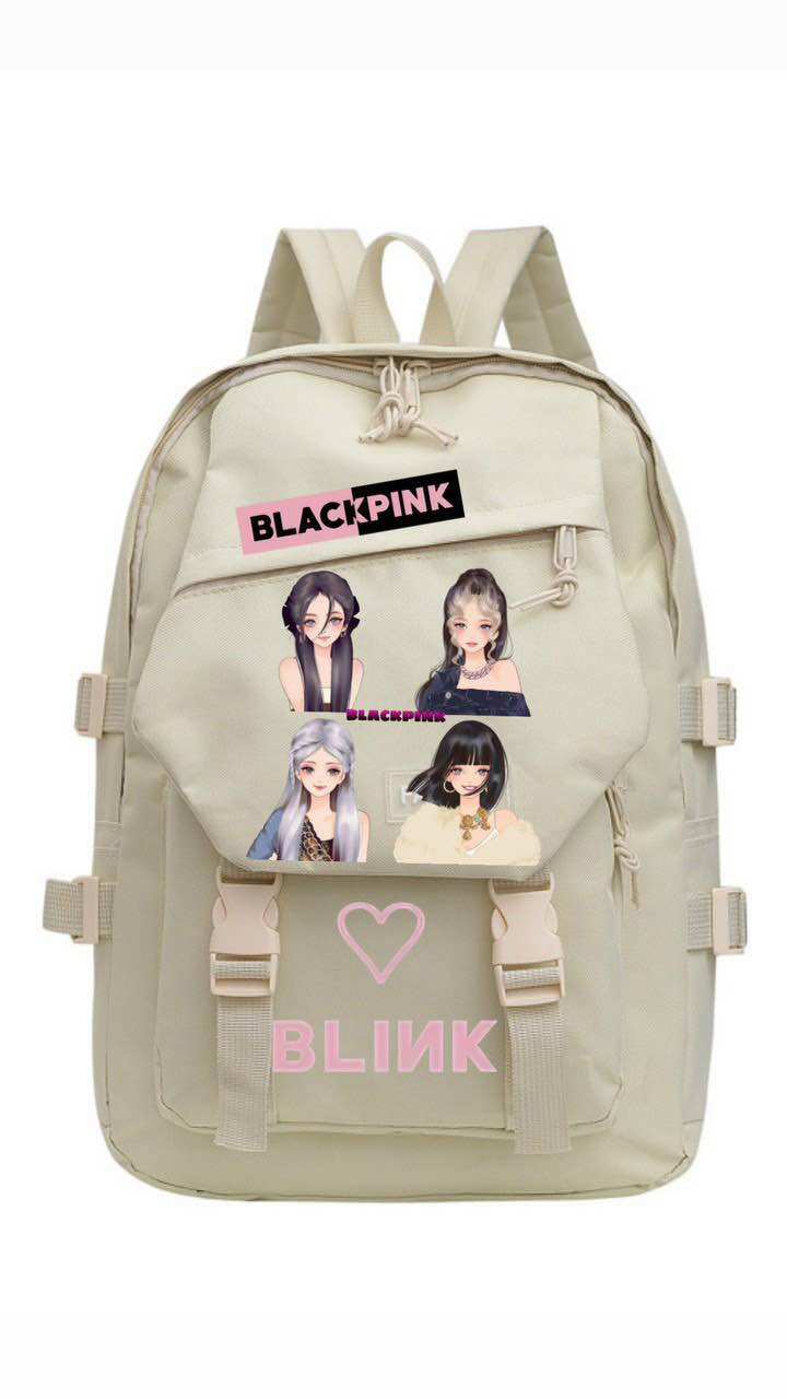 Balo ulzzang đi học chống thấm nước - blackpink