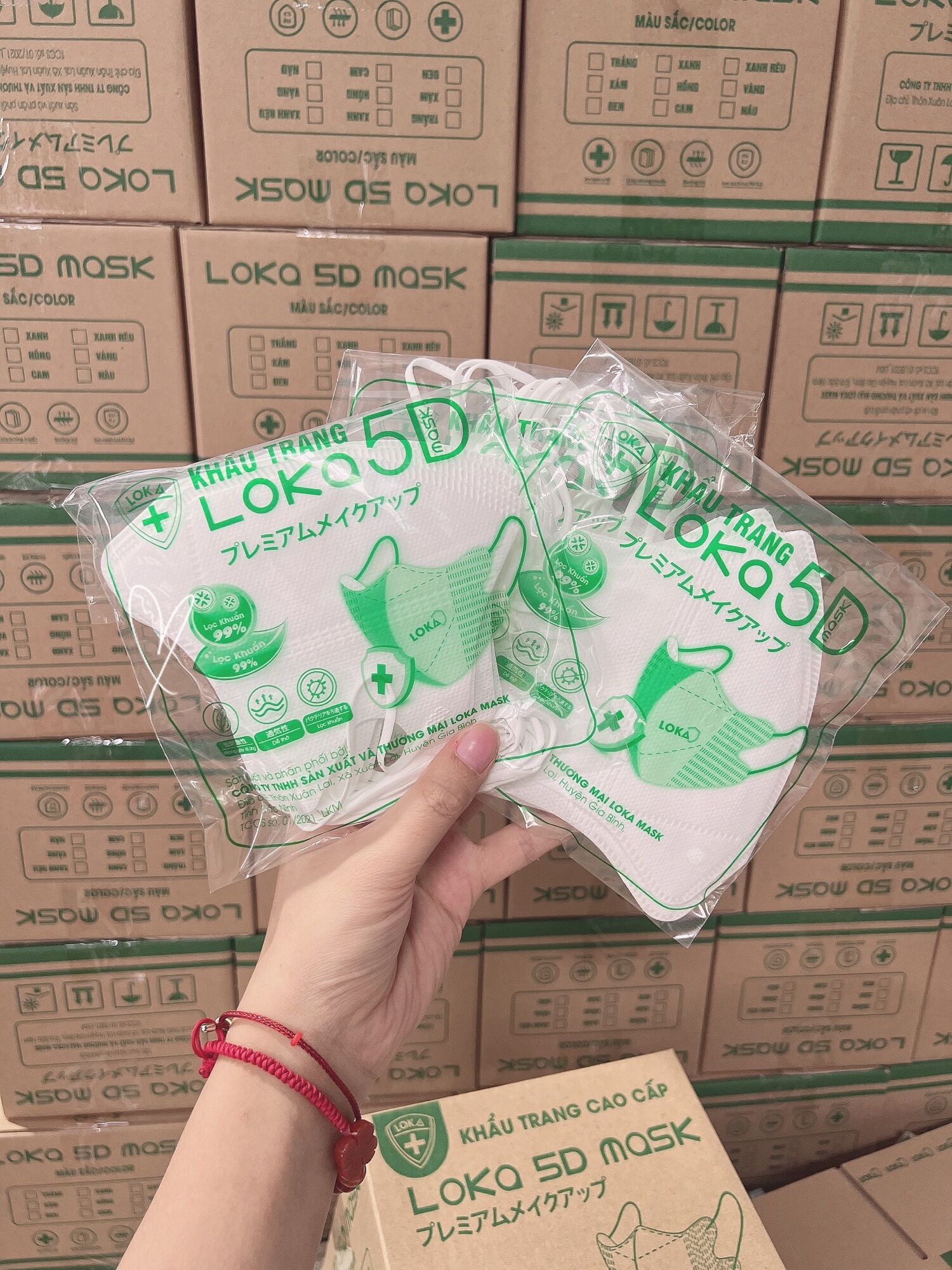 [GIÁ SỈ] Thùng 100c Khẩu Trang 5D Nhật Minh cao cấp dùng một lần