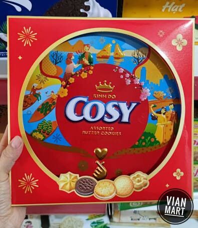 Hộp bánh quy bơ Cosy thập cẩm 378g