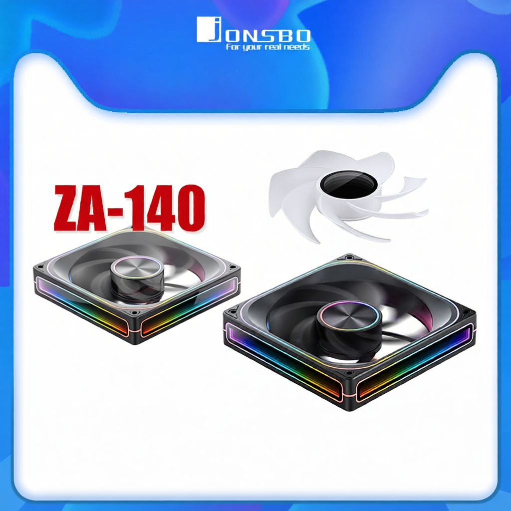 JONSBO | Multicolor LED Chassis Fan 140MM Giá 443,000 Đồng*Miễn phí vận chuyển