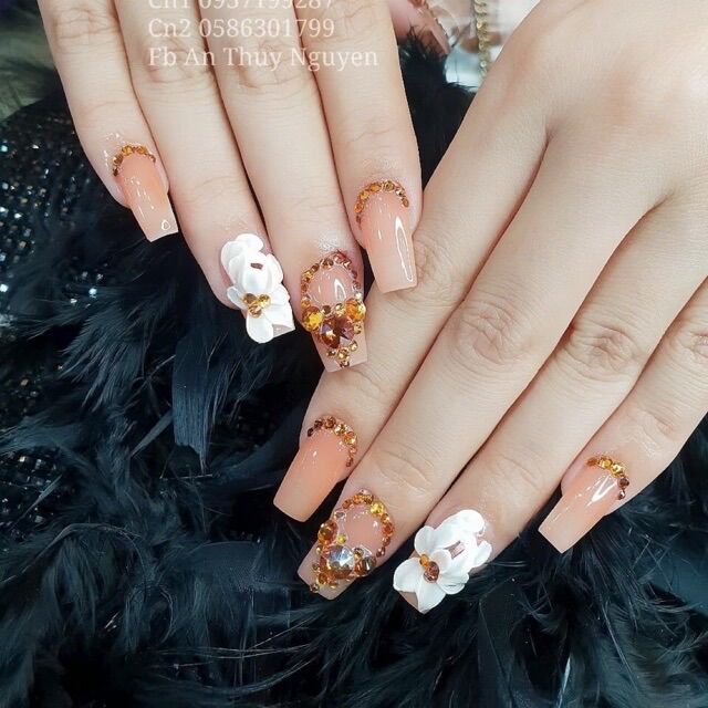 Móng tay thiết kế Nailbox bộ 24móng