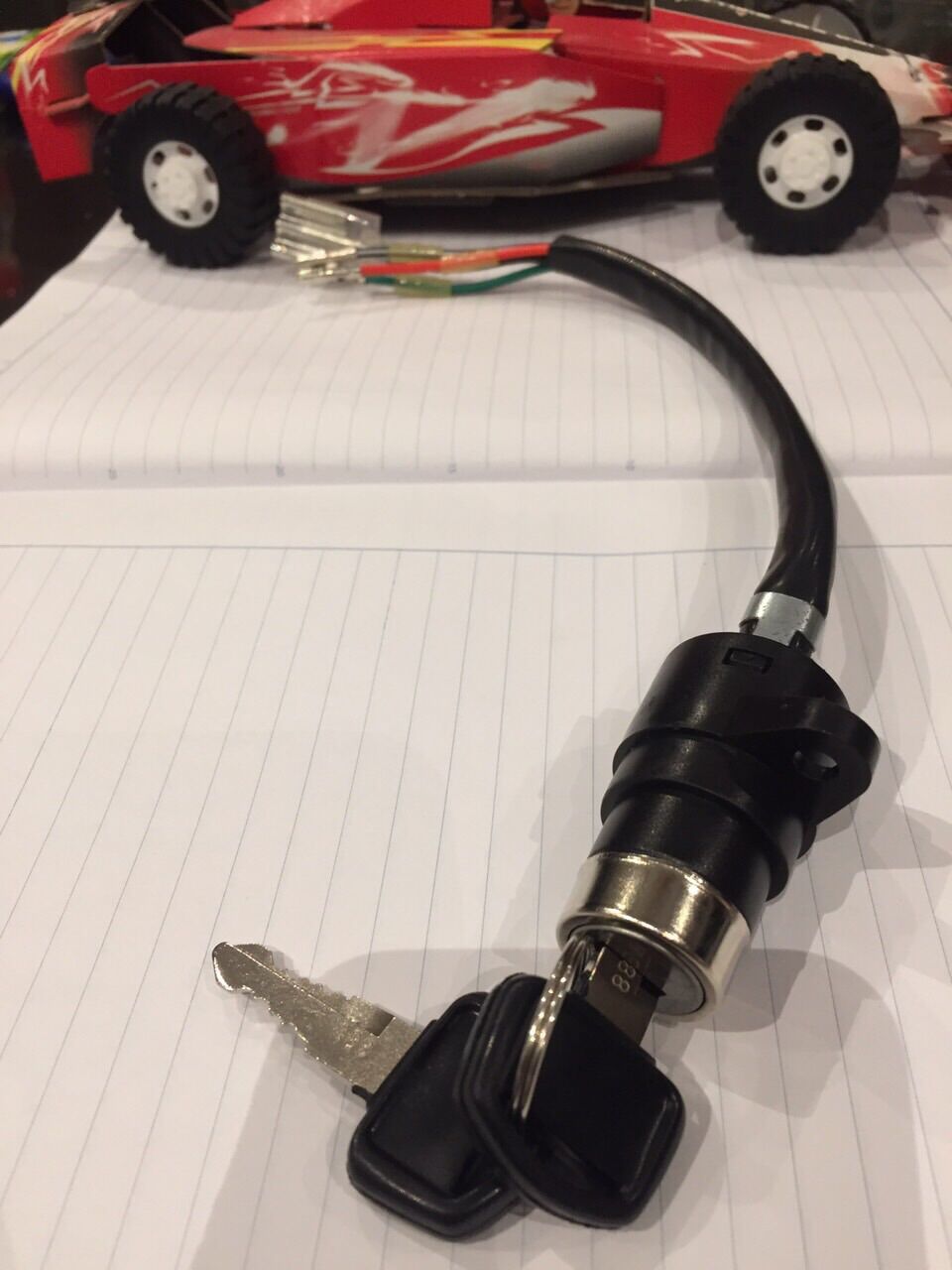 Khóa điện xe win 125, 120, xe 3 bánh, xe ba gác