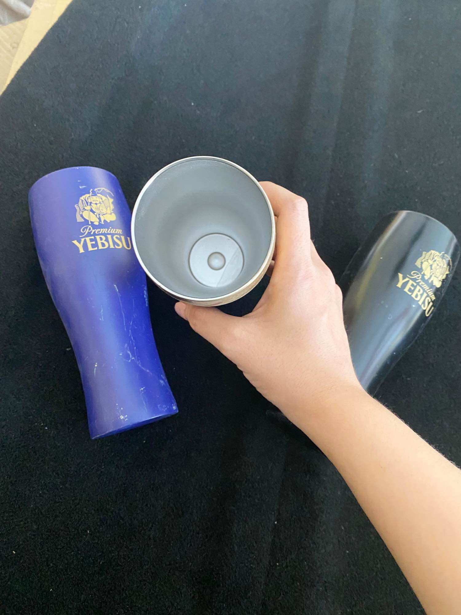 Ly giữ nhiệt YEBISU 450ml - hàng Nhật bãi.
