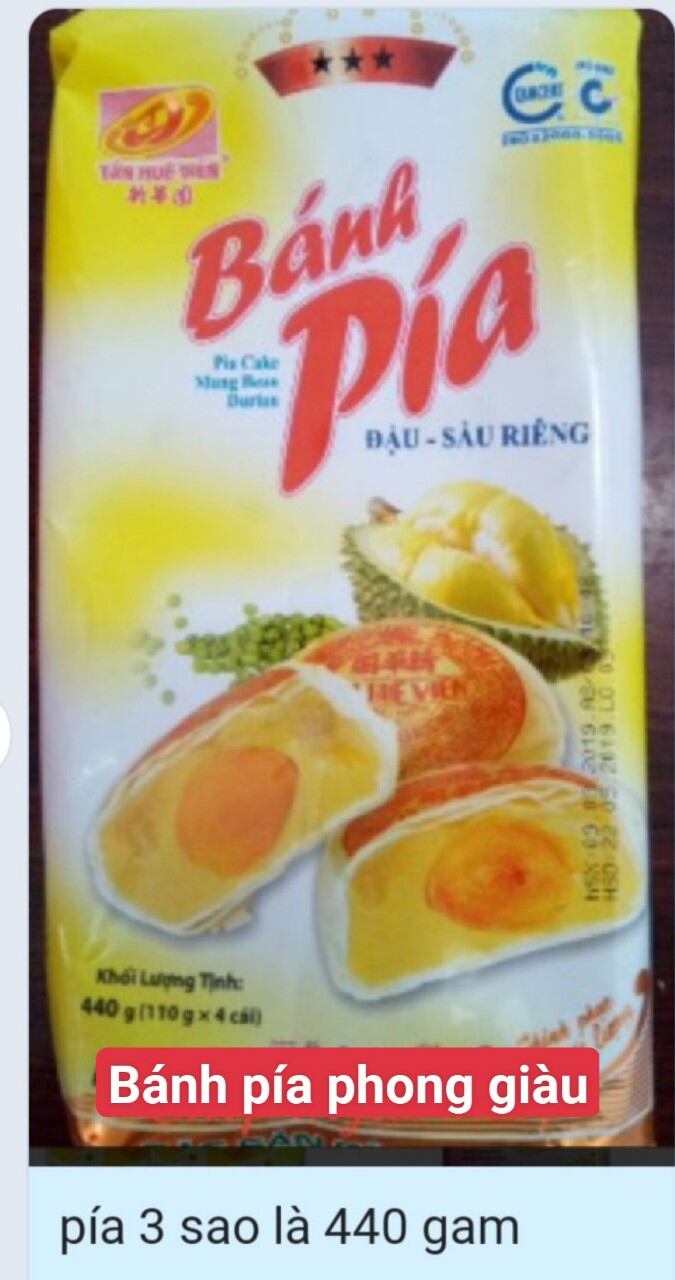 bánh pía đặc sản sóc trăng ( cây 4 bánh )