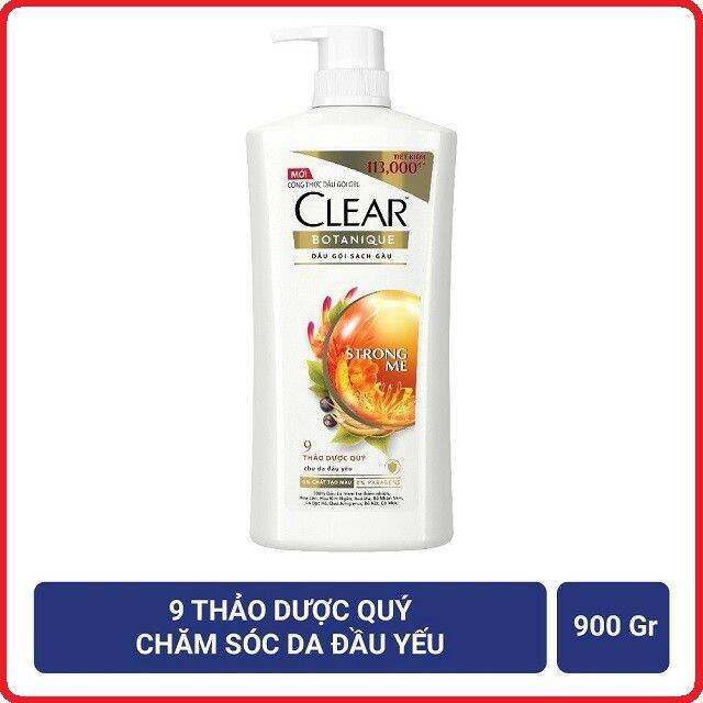 DẦU GỘI ĐẦU CLEAR THẢO DƯỢC 900G