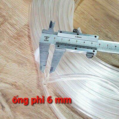 Cuộn Ống Nhựa Dẻo Trong Suốt Phi 6mm Đa Dụng (chiều dài 30met)
