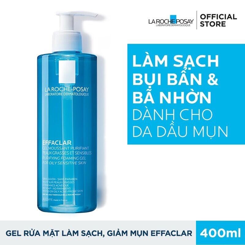 Gel Rửa Mặt La Roche Posay Dành Cho Da Dầu Mụn