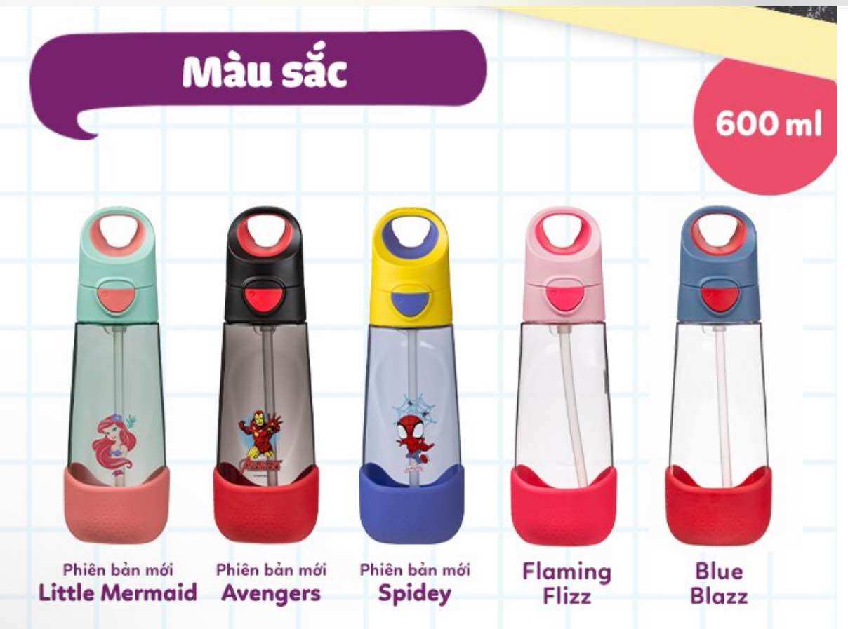 {BBOX - Tặng kèm quà} Bình nước tritan cho bé 9m+