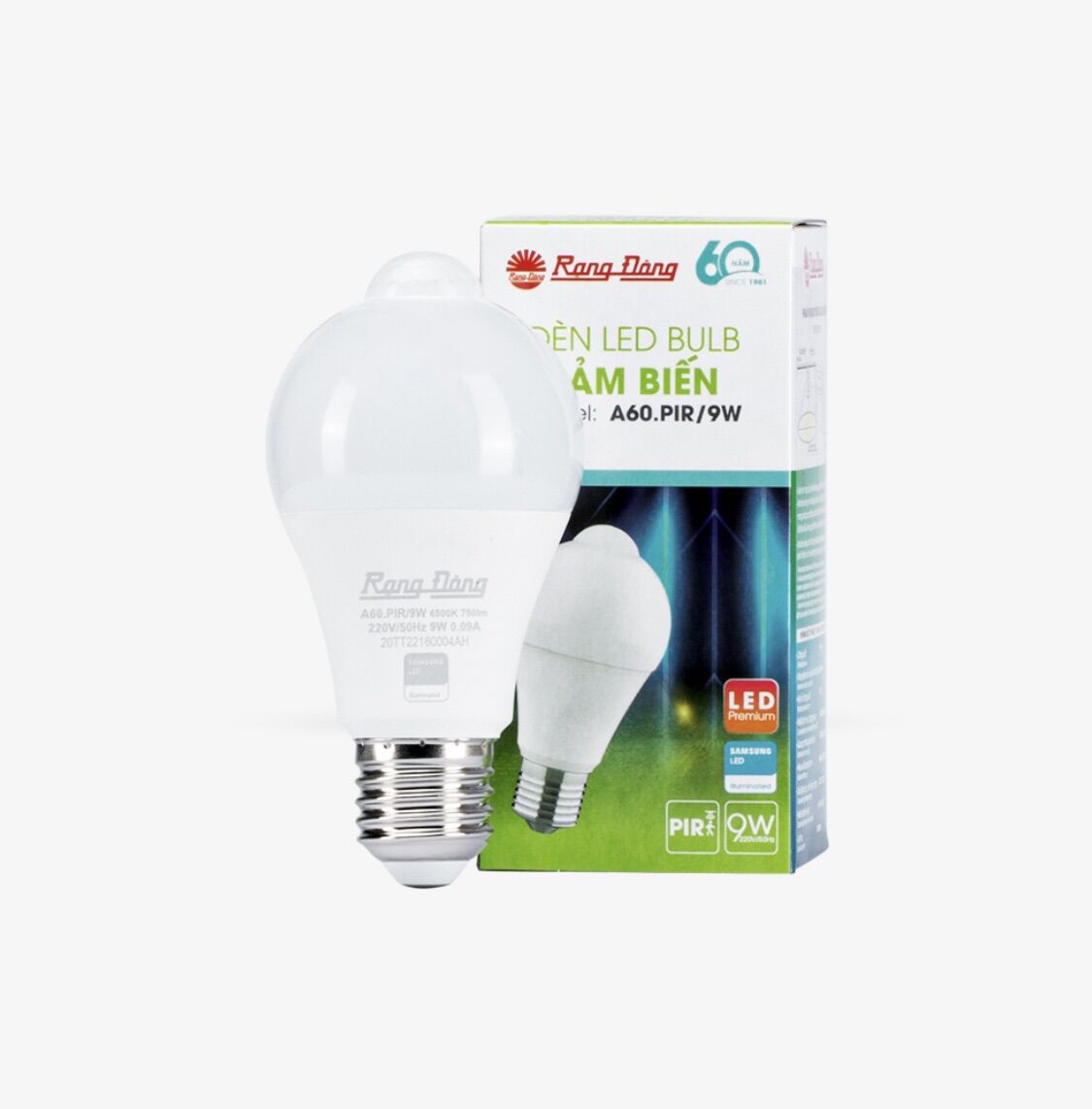 Đèn led bulb cảm biến rạng đông 7w 9w 15w